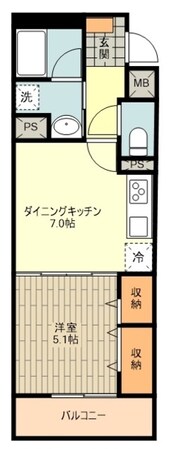 ファルケ ヴィラの物件間取画像